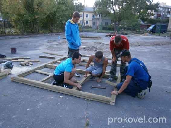 У Ковелі завершують будівництво екстрим-майданчика. ФОТО