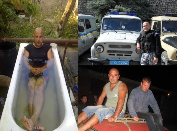 «Беркут» в соцмережах: зброя, м'язи і гола наречена. ФОТО