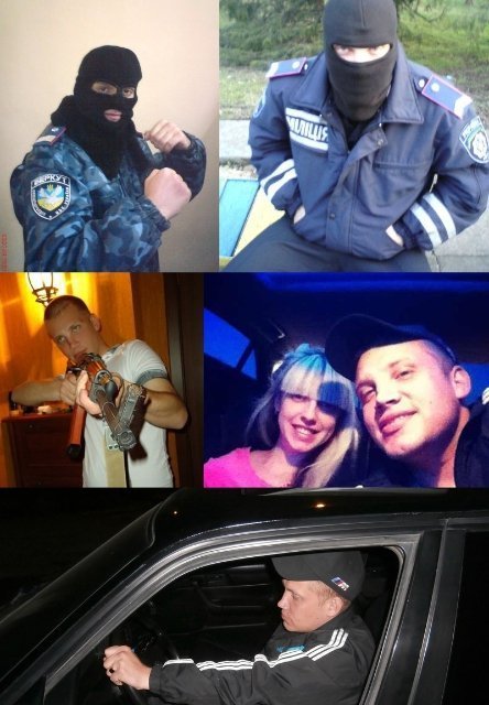 «Беркут» в соцмережах: зброя, м'язи і гола наречена. ФОТО