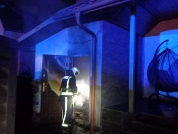 На Волині через коротке замикання загорілася котельня будинку. ФОТО