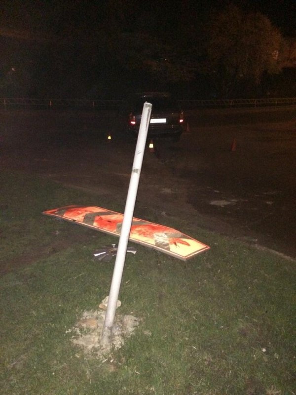 Аварія в Луцьку: водій втік з місця події. ФОТО