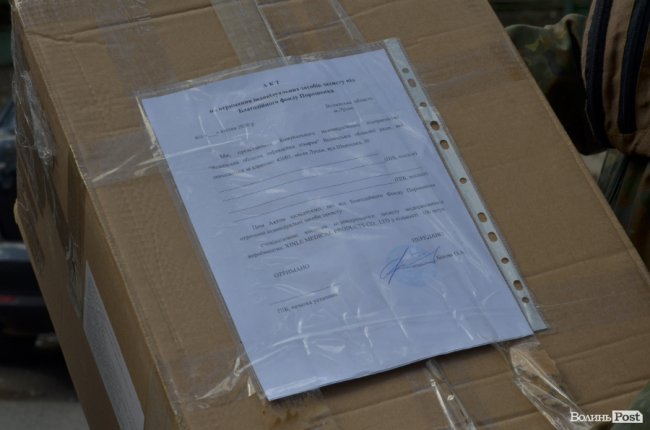 Парубій привіз допомогу медикам Волині, що в епіцентрі боротьби з коронавірусом. ФОТО