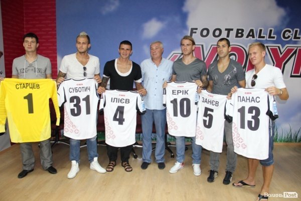 Новачки «Волині»: швейцарець, румун, два українці та болгарини