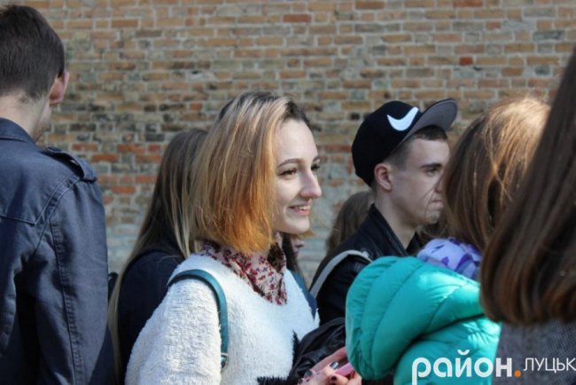 Як першокурсникам у Луцькому замку вручали студквитки 