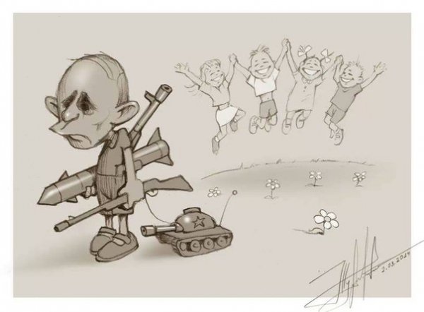 Агресія Росії: реакція інтернету в малюнках