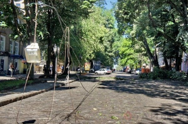 Одеса після урагану: повалені дерева та закриті пляжі. ФОТО