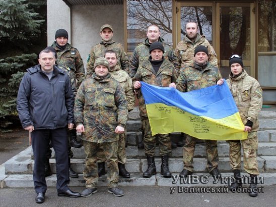 Волинські оперативники повернулися із Сходу. ФОТО
