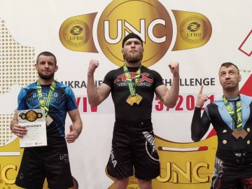 Луцький борець виборов 4 медалі на чемпіонаті України з бразильського джиу-джитсу. ФОТО