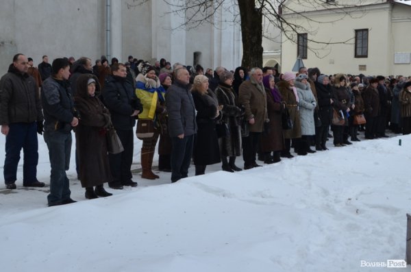 У Луцьку вшанували євромайданівців, убитих в Києві. ФОТО