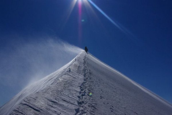 Схил г. Монтблан 4810 м Франція, літо 2012 и Монблан. Літо 2013. Автор Олександр Оришко