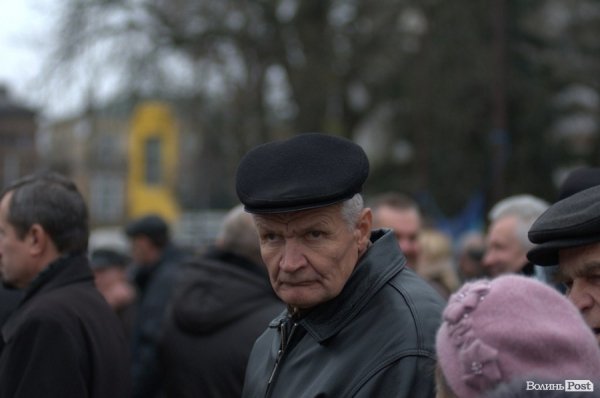 Народне віче «За європейську Україну!» в Луцьку. ФОТО