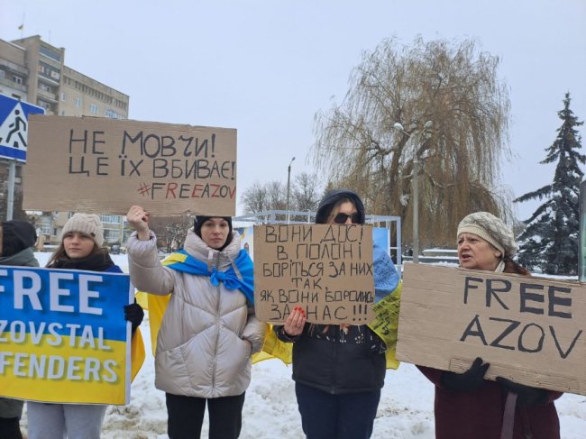 На Волині відбулася акція на підтримку полонених воїнів ЗСУ