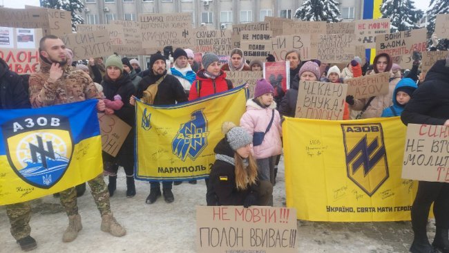 На Волині відбулася акція на підтримку полонених воїнів ЗСУ