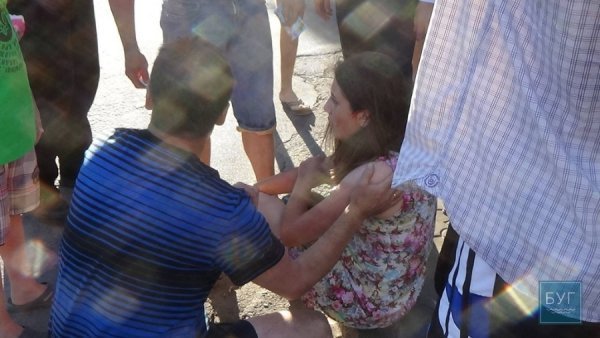 У Володимирі ДТП:  збили дівчину на пішохідному переході. ФОТО