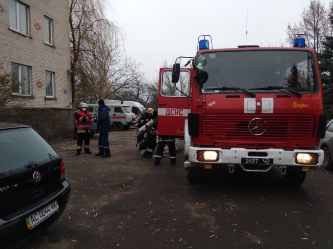 На Волині ліквідували «пожежу» в лікарні. ФОТО