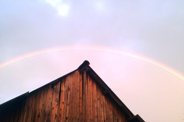 На Волині посеред зими - дві веселки. ФОТО