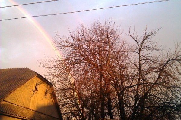На Волині посеред зими - дві веселки. ФОТО