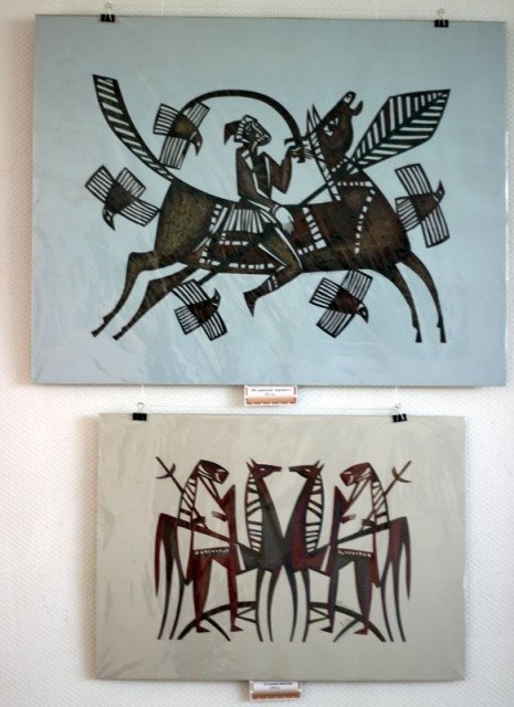 У музеї  Лесі Українки відкрито виставку витинанок та писанок. ФОТО