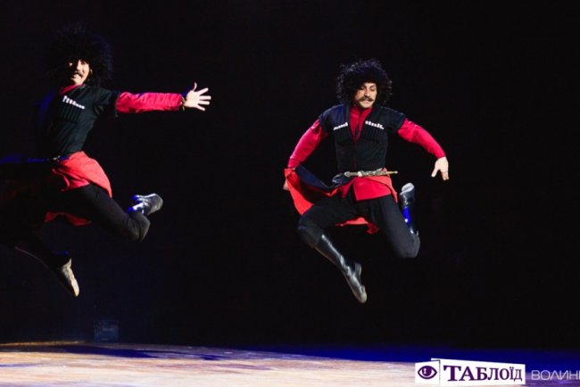 Легендарний балет «Сухішвілі» феєрично виступив у Луцьку. ФОТО