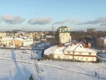Опублікували відео засніженого Ковеля