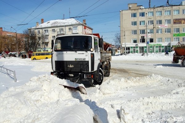 Луцьк після снігопаду. ФОТО