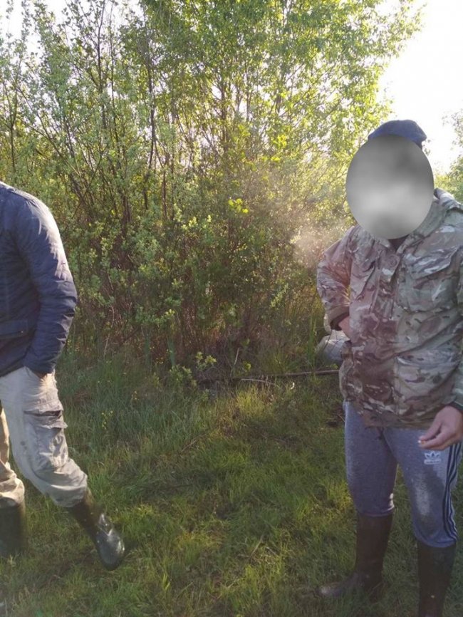 На Стиру у Маневицькому районі спіймали «на гарячому» трьох браконьєрів. ФОТО