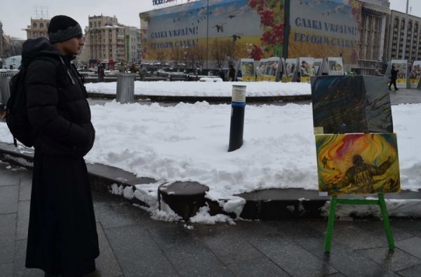 У центрі Києва - виставка картин із зони АТО. ФОТО 