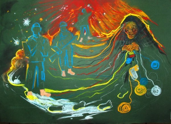 У центрі Києва - виставка картин із зони АТО. ФОТО 