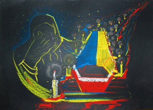 У центрі Києва - виставка картин із зони АТО. ФОТО 