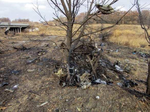 У Запорізькій області розбився літак Су-25. ФОТО