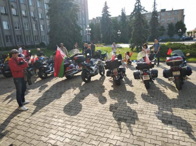 Байкери з Польщі та Білорусі відвідали Ковель. ФОТО