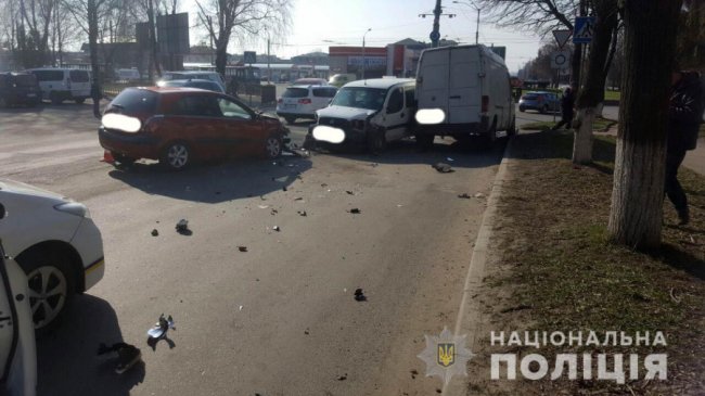 П'яний лучанин вчинив подвійну аварію у Рівному. ФОТО