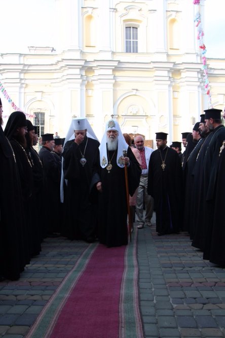 Як Луцьк зустрічав патріарха Філарета. ФОТО. ВІДЕО