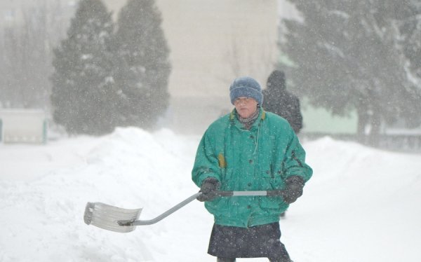 Снігопад у Луцьку. ФОТО