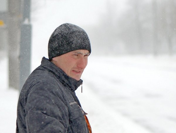 Снігопад у Луцьку. ФОТО