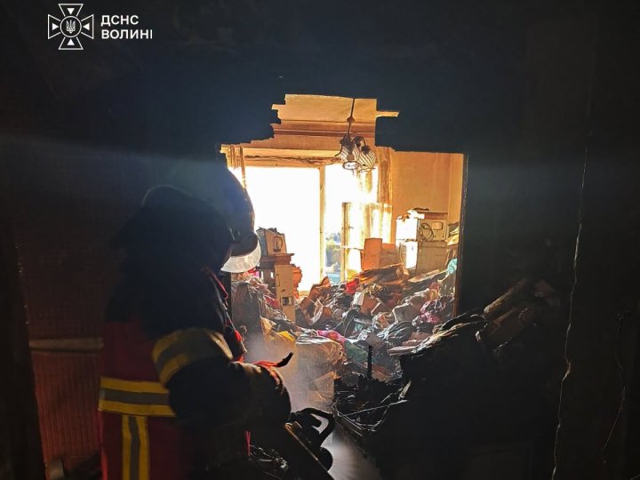 На Волині під час пожежі квартири загинув чоловік