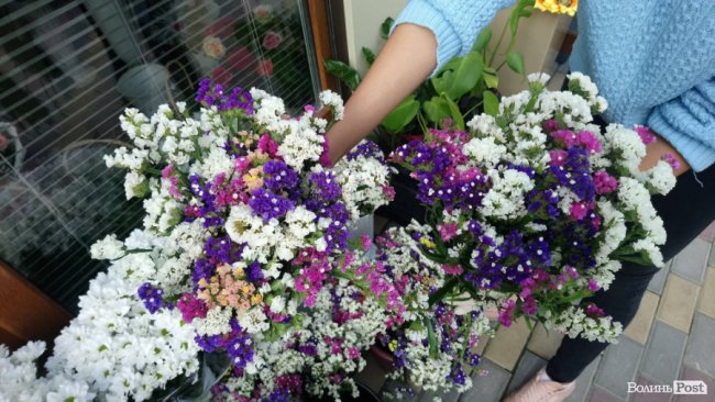 «Квітковий бум» на перший дзвоник: ціни в Луцьку. ФОТО