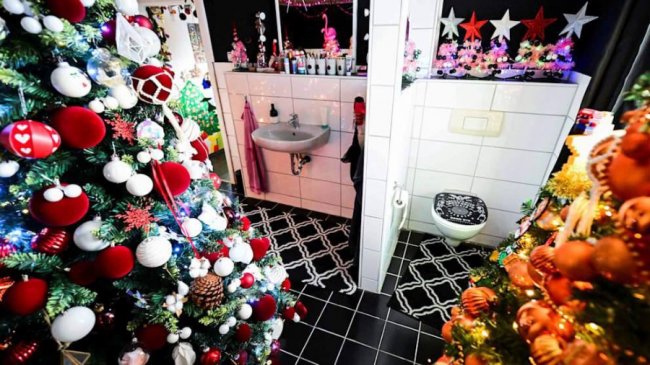 Світовий рекорд: німець встановив удома 555 новорічних ялинок