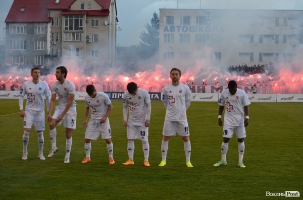 Луцька «Волинь» програла київському «Динамо» вдома. ФОТО