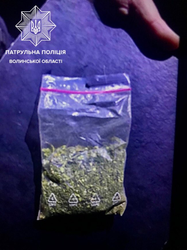 У Луцьку патрульні затримали 6 чоловіків з наркотиками. ФОТО