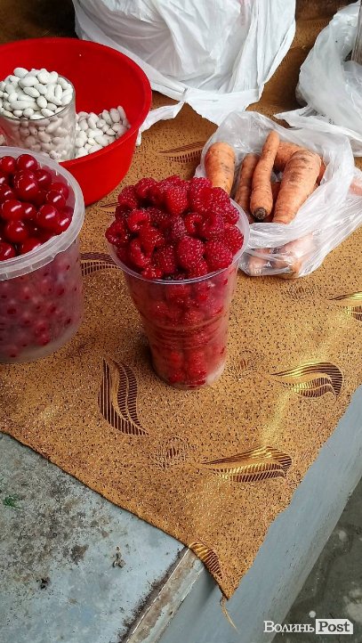 Від і до: скільки на луцькому ринку коштує малина