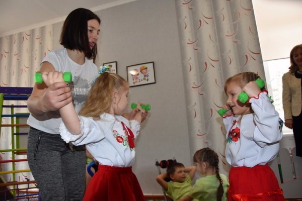 У Луцькому дитсадку відкрили новий спорткомплекс