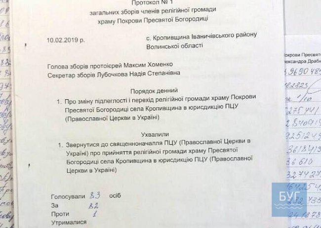 З Московського патріархату вийшла громада волинського села. ФОТО