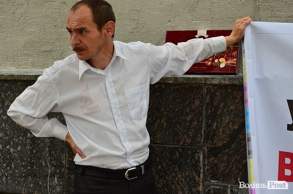 «Моно-пікет» у Луцьку. ФОТО