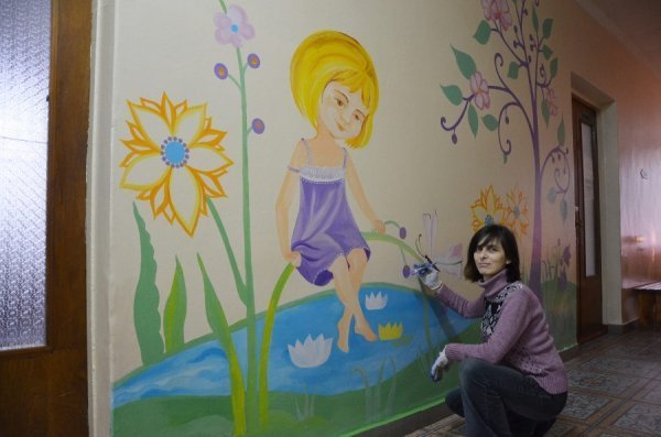 Ковельську дитячу поліклініку розмалювали