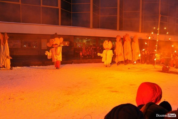 «Різдво у Луцьку»: вражаюче театральне дійство від гостей зі Львова