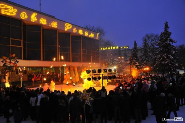 «Різдво у Луцьку»: вражаюче театральне дійство від гостей зі Львова
