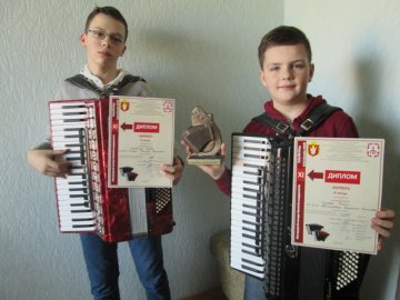 Юні волиняни вибороли «бронзу» на міжнародних змаганнях баяністів