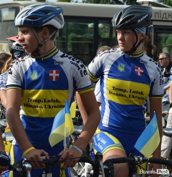 У Луцьку відбувся півтисячний велопробіг за Незалежність. ФОТО