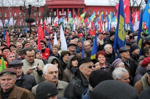У Києві розпочалася акція опозиції. ФОТО